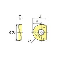 MOLDINO カッタ用インサート MPNW060308ZEL JM4160 1セット(10PC)（直送品）