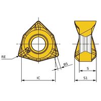 三菱マテリアル 高硬度鋼溝入れ加工用コーテッドインサート LOGU0904080PNER-M MP6120 1セット(10PC)（直送品）