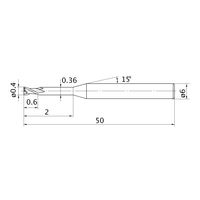 三菱マテリアル バイオレットドリル MS2XL6 D0040N020 1セット(2PC)（直送品）