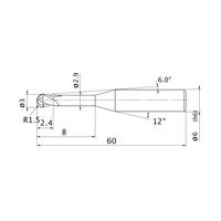三菱マテリアル パックドリル VF2XLB R0150N080S06 1セット(3PC)（直送品）