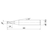 三菱マテリアル エムスターエンドミル MS2MS D0700 1セット(3PC)（直送品）