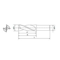 オーエスジー 超硬フラットドリル 3331290 1PC（直送品）