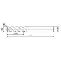 オーエスジー 超硬防振型エンドミル AEーVML 8556350 1PC（直送品）