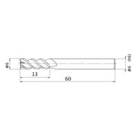 三菱マテリアル エムスターエンドミル VQMHZV D0600 1セット(2PC)（直送品）