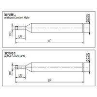 オーエスジー 高硬度鋼用底刃付きスレッドミル 8331208 1セット(2PC)（直送品）