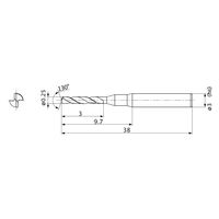 三菱マテリアル パックドリル MSE 0025SB VP20MF 1セット(3PC)（直送品）
