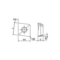 オーエスジー インデキサブルカッタ用インサート 7814105 1セット(10PC)（直送品）