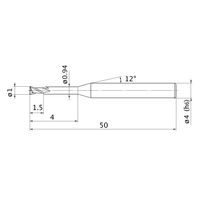 三菱マテリアル スーパーバニッシュドリル MS2XL D0100N040 1セット(3PC)（直送品）