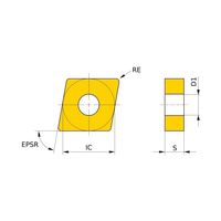 三菱マテリアル 超硬コーティングインサート CNMG120408-MA MC6125 1セット(20PC)（直送品）