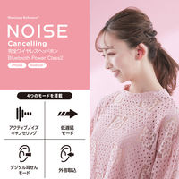 Bluetoothイヤホン/完全ワイヤレス/ノイズキャンセリング対応/TWS15シリーズ/AAC対応/ピンク LBT-TWS15PN 1個