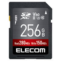 SDカード SDXC 256GB Class10 UHS-II U3 V60 MF-FS256GU23V6R エレコム 1個（直送品）