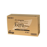 春日製紙工業 エクリュホワイトエコノミーペーパータオル200枚 141952 1セット(42個)
