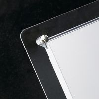 ベルク メッセージスタンド 2833SWA4ホワイト　1台（直送品）