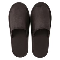 スマイル 使い切り不織布スリッパ ブラウン10足 790007 1セット(10パック)（直送品）