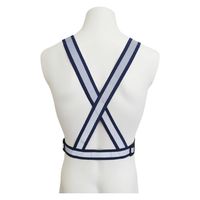 ＷＩＮＧエース 反射付ベスト リフレックスV ネイビー RV-402N 10枚（直送品）