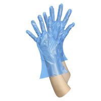 やなぎプロダクツ ポリエチレン手袋LD ブルー 100枚入 M TB-161 1セット(20パック)（直送品）