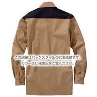 HONO 難燃バーバリーシャツ  4277  キャメル  3L  村上被服  1着（直送品）