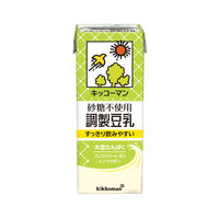 キッコーマン 砂糖不使用 調製豆乳 200ml 1箱（18本入）