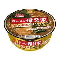 有名店コラボ商品 推しの一杯 ラーメン環2家 横浜家系醤油豚骨 12個 東洋水産