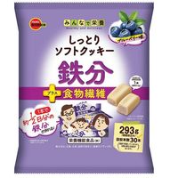 ブルボン しっとりソフトクッキー鉄分 6個