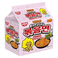 日清食品 日清焼そば ポックンミョン 韓国風甘辛カルボ 5食パック 6袋 インスタント 袋麺 焼きそば