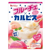 デザートミックス 製菓材料 お菓子作り フルーチェ×カルピス ピーチ 150g 6箱 ハウス食品