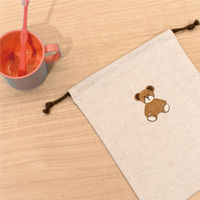 コッカ 巾着 小 くま CS-1215 1枚