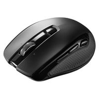 サンワサプライ ワイヤレスマウス 無線 Bluetooth 6ボタン 中型 ブルーLED MA-BBHT616BK 1個（直送品）