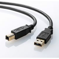 サンワサプライ USB2.0ケーブル(ブラック・2m) KU20-2BKHK2 1本