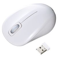 サンワサプライ ワイヤレスマウス 無線 静音 3ボタン 小型 ブルーLED MA-WBSK315W 1個