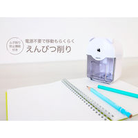 アスカ えんぴつけずりき ホワイト PS86W 1セット(1台×2)