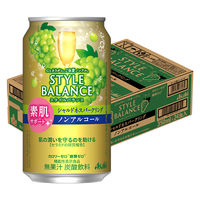 ノンアルコール　アサヒ スタイルバランス素肌サポート シャルドネスパークリング（機能性表示食品）350ml 1箱（24本）