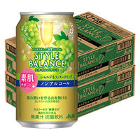 ノンアルコール　アサヒ スタイルバランス素肌サポート シャルドネスパークリング（機能性表示食品）350ml 2箱（48本）
