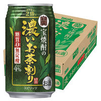 チューハイ 酎ハイ 宝焼酎の濃いお茶割り カテキン2倍 糖質ゼロ 335ml 缶 1箱 （24本）
