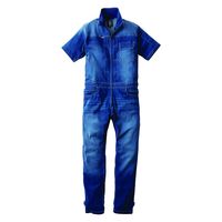 【GRACE ENGINEER'S】 GE-654デアリーマンツナギ(半袖)　ワンウォッシュ　5L  654-43  1着（直送品）