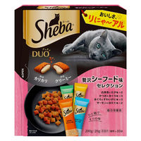 シーバ デュオ 贅沢シーフード味セレクション 200g 12個 キャットフード 猫 ドライ