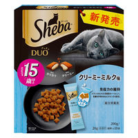 シーバ デュオ 15歳以上 クリーミーミルク味 200g 12個 キャットフード 猫 ドライ