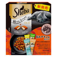 シーバ デュオ 旅するシーバ 旨みチキン味仕立て チキンと魚介の味めぐり 200g 12個 キャットフード 猫 ドライ