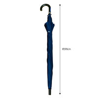 ハピラ ジャンプ傘 80cm BJ無地 ネイビー H757NV 1本