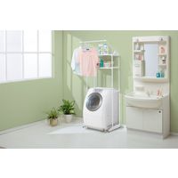 アイリスオーヤマ ハンガーバー付ランドリーラック HLR-181P 1台