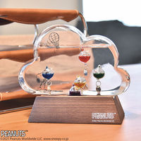 茶谷産業 スヌーピー ガラスフロート温度計クラウド 23-0282-050 1箱（直送品）