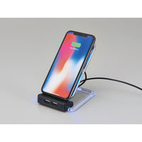 アイトック 【2箱セット】２ＵＳＢポート付ワイヤレス充電器　アスタブ 23-0597-034（直送品）