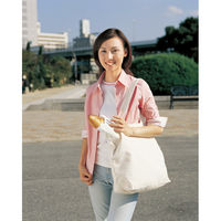 【200個セット】コットンエコトートバッグ 23-3319-124　遠東商会（直送品）