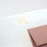 包む レターセット チューリップ TL0A2 1セット(1冊×5)