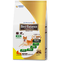 ベストバランス カリカリ仕立て 成犬 柴犬用 4kg（500g×8袋入）国産 3袋 ユニ・チャーム ドッグフード 犬 ドライ