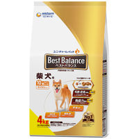 ベストバランス カリカリ仕立て 10歳以上 柴犬用 4kg（500g×8袋入）国産 3袋 ユニ・チャーム ドッグフード 犬 ドライ