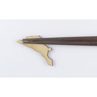 兵左衛門 幸せの白うさぎ箸と箸置セット 23-0236-014 1箱（直送品）