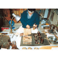 冨岡商店 平型茶筒１００ｇ入れ 23-0238-018 1箱（直送品）