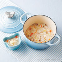 ル・クルーゼ ル・クルーゼ　ココット・ロンド（１４ｃｍ）ベアーツマミ 23-0462-040 1箱（直送品）