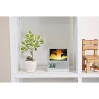 【2箱セット】アデッソ　レコーダーフォトフレームクロック 23-0599-010　アデッソ（直送品）